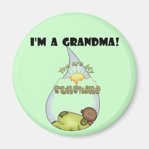Grandma's Sunshine-African American Boy Magnet
