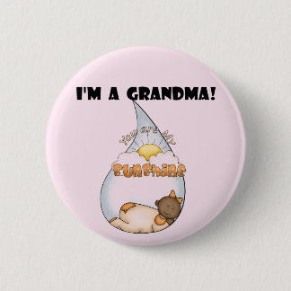 Grandma's Sunshine-African American Girl 6 Cm Round Badge