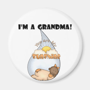 Grandma's Sunshine-African American Girl Magnet