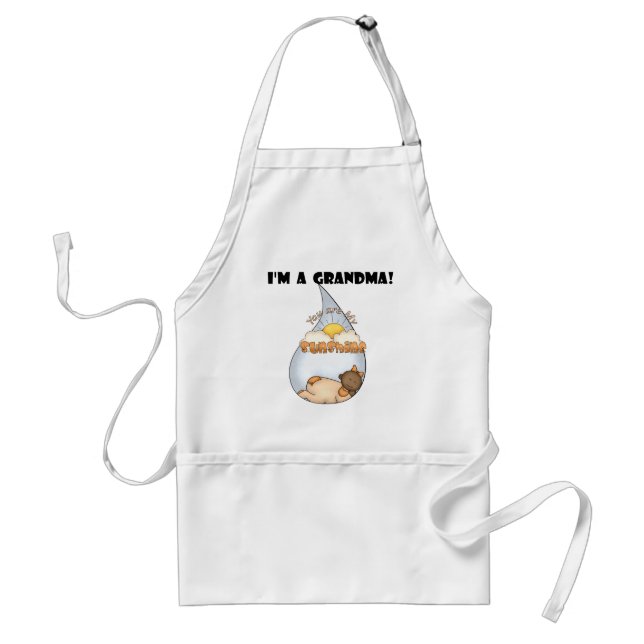 Grandma's Sunshine-African American Girl Standard Apron (Front)