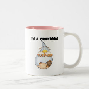 Grandma's Sunshine-African American Girl Two-Tone Coffee Mug