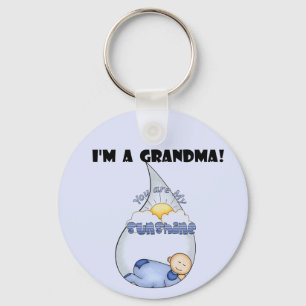 Grandma's Sunshine-Boy T-shirts and Gifts Key Ring