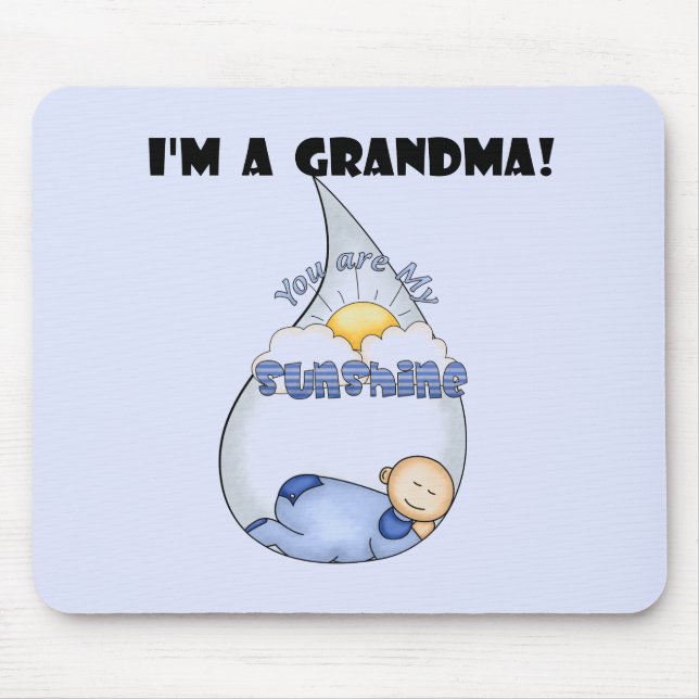 Grandma's Sunshine-Boy T-shirts and Gifts Mouse Pad (Front)