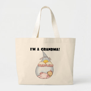 Grandma's Sunshine - Girl Tshirts and Gifts Large Tote Bag