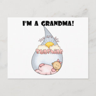 Grandma's Sunshine - Girl Tshirts and Gifts Postcard