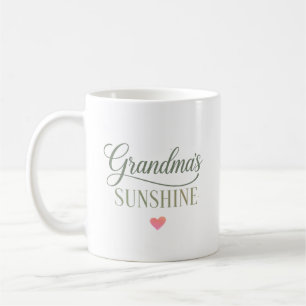 Grandma's Sunshine Heartwarming Gift Coffee Mug