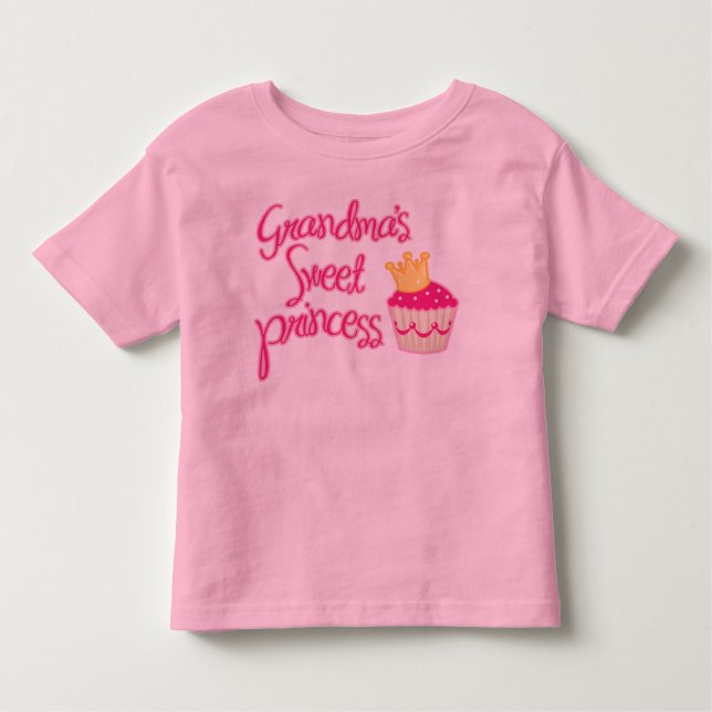 Grandma's Sweet Princess Toddler T-Shirt (Front)