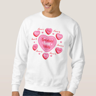 Grandma's Sweethearts Personalised Sweatshirt