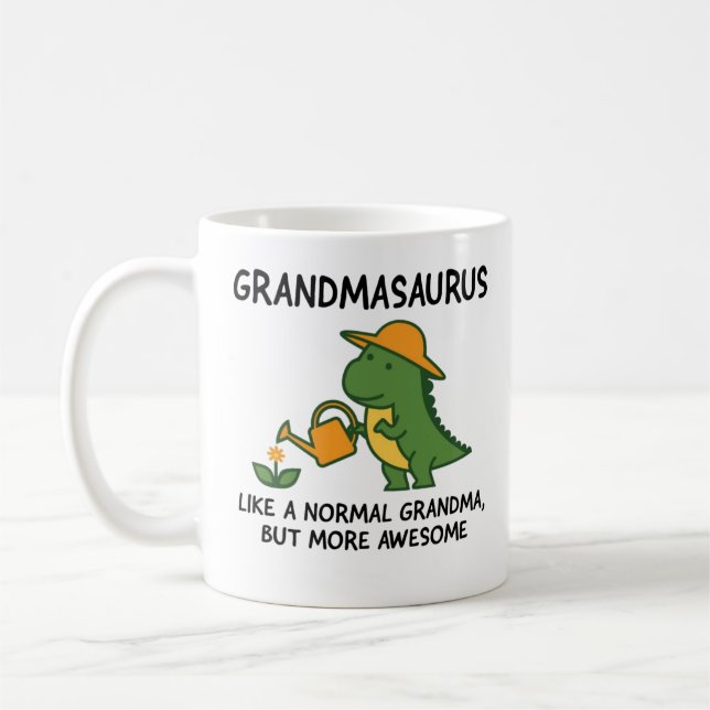 grandmasaurus coffee mug (Left)
