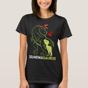 Grandmasaurus Grandma Dinosaur Baby Mother's Day T-Shirt