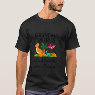 Grandmasaurus Grandma Saurus Women Dinosaur Matchi T-Shirt