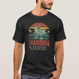Grandmasaurus Rex Dinosaur Grandma Saurus Family T-Shirt