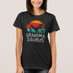 Grandmasaurus rex Grandma Saurus Dinosaur T-Shirt