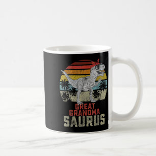 Grandmasaurus T Rex Dinosaur Great Grandma Saurus  Coffee Mug