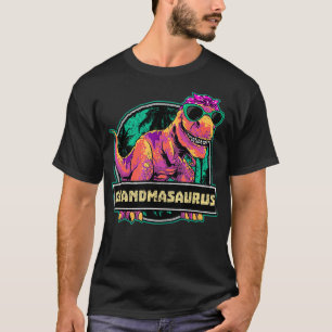 Grandmasaurus T rex Grandma Saurus Dinosaur T-Shirt