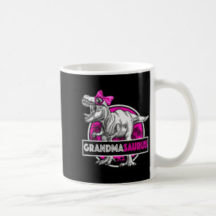 Grandmasaurus T-rex Matching Funny Grandma Saurus  Coffee Mug