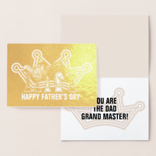 Grandmaster Dad Father’s Day Foil Card