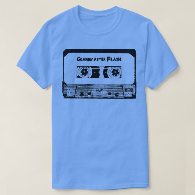 Grandmaster Flash Cassette Tape T-Shirt (Design Front)