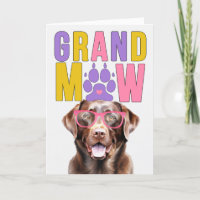 GrandMAW Chocolate Lab GrandDOG Grandparents Day