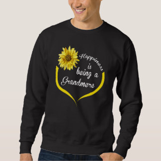 Grandmere  Happiness Is Being A Grandmere Sweatshirt