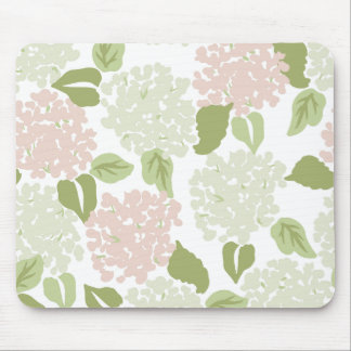 Grandmillenial hydrangea floral preppy pretty  mouse pad