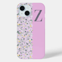 Grandmillenial MONOGRAM Z LILAC LITTLE FLOWER