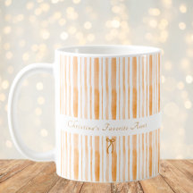 Grandmillennial Apricot Stripe Elegant Cottage