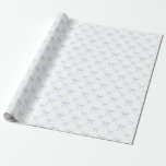 Grandmillennial Blue Bow Bulk Wrapping Paper Rolls<br><div class="desc">Grandmillennial Blue Bow Coquette Wrapping Paper Roll</div>