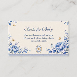 Grandmillennial Bumble Bee Books for Baby Enclosure Card