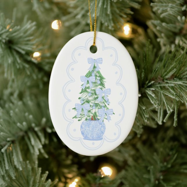 Grandmillennial Christmas Tree Ornament (Tree)