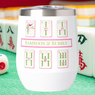 Grandmillennial Coquette Bamboos & Bubbly Mahjong
