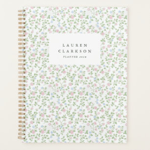 Grandmillennial Ditsy Floral Planner