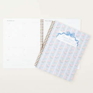 Grandmillennial Floral Bows Planner