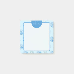 Grandmillennial Painterly Hydrangea Customisable Post-it Notes