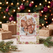 Grandmillennial Poinsettia Floral Arch Photo