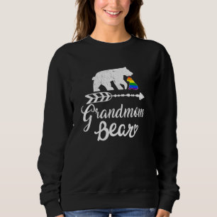 Grandmom Bear Lgbt Lgbtq Rainbow Pride Gay Lesbian Sweatshirt