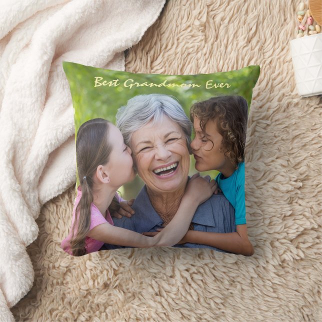 Grandmom Personalized Cushion Mother’s Day (Blanket)