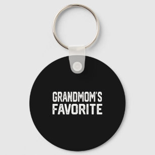 Grandmom’s Favorite Funny Grandparent Granhild Vin Key Ring