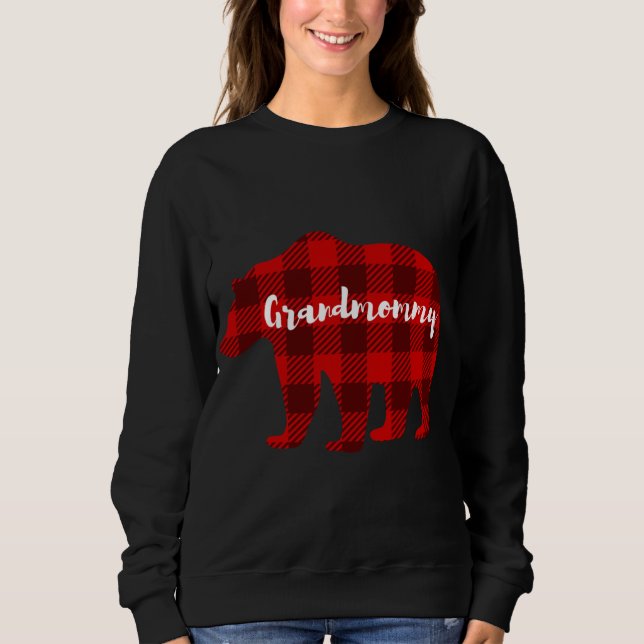 Grandmommy Bear Clothing Gifts Grandparent Family  Sweatshirt (Front)
