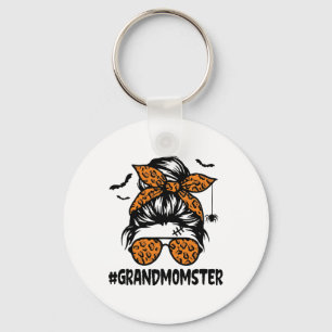 Grandmomster Shirt Women Halloween Nana Grandma Me Key Ring
