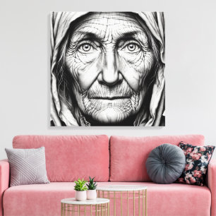 GRANDMOTHER CANVAS PRINT