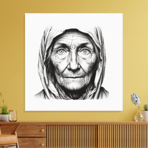 GRANDMOTHER CANVAS PRINT