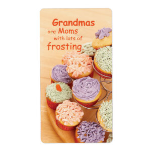 Grandmother Cupcakes Mother's Day, Vertical, Gift