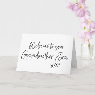 Grandmother Era Pregnancy New Baby Reveal for Mum Card