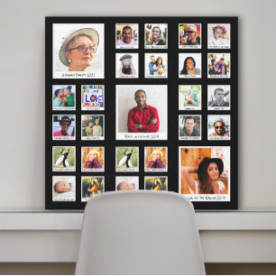 Grandmother Family Photo Print Collage