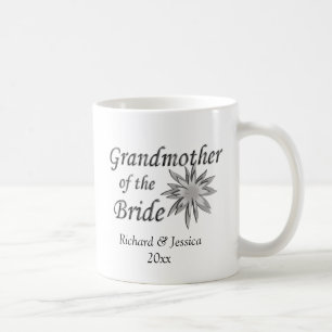 Grandmother of the Bride Names and Date Coffee Mug
