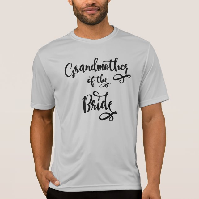 Grandmother of the Bride T-Shirt (Front)