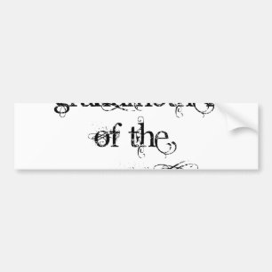 Grandmother of the Groom Bumper Sticker