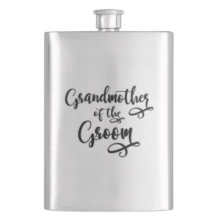 Grandmother of the Groom Hip Flask