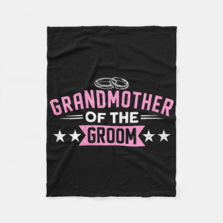 Grandmother Of The Groom Matching Bachelorette Par Fleece Blanket